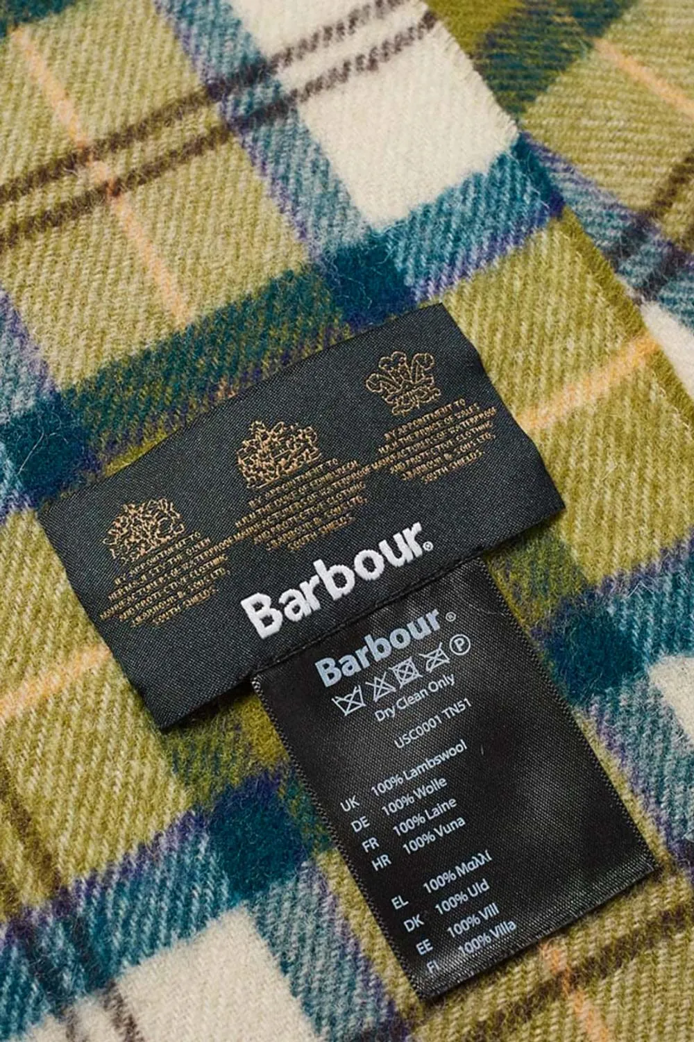 Barbour Scarf -Tartan Lambswool - Ancient -Tartan - USC0001TN51