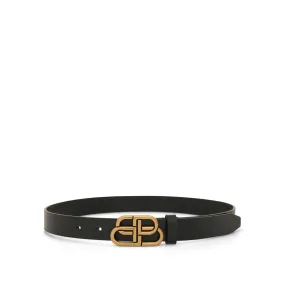 BB Thin Belt in Black