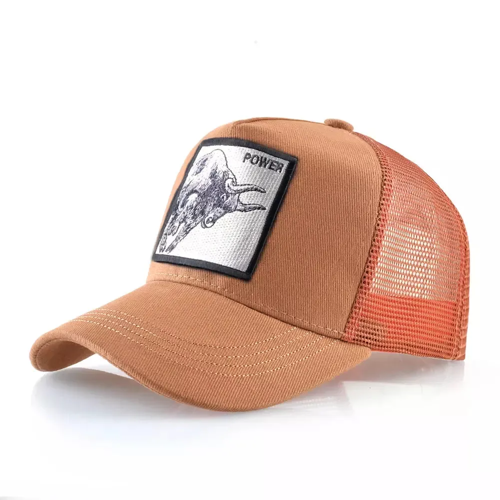 Bull Power Animals Trucker Cap