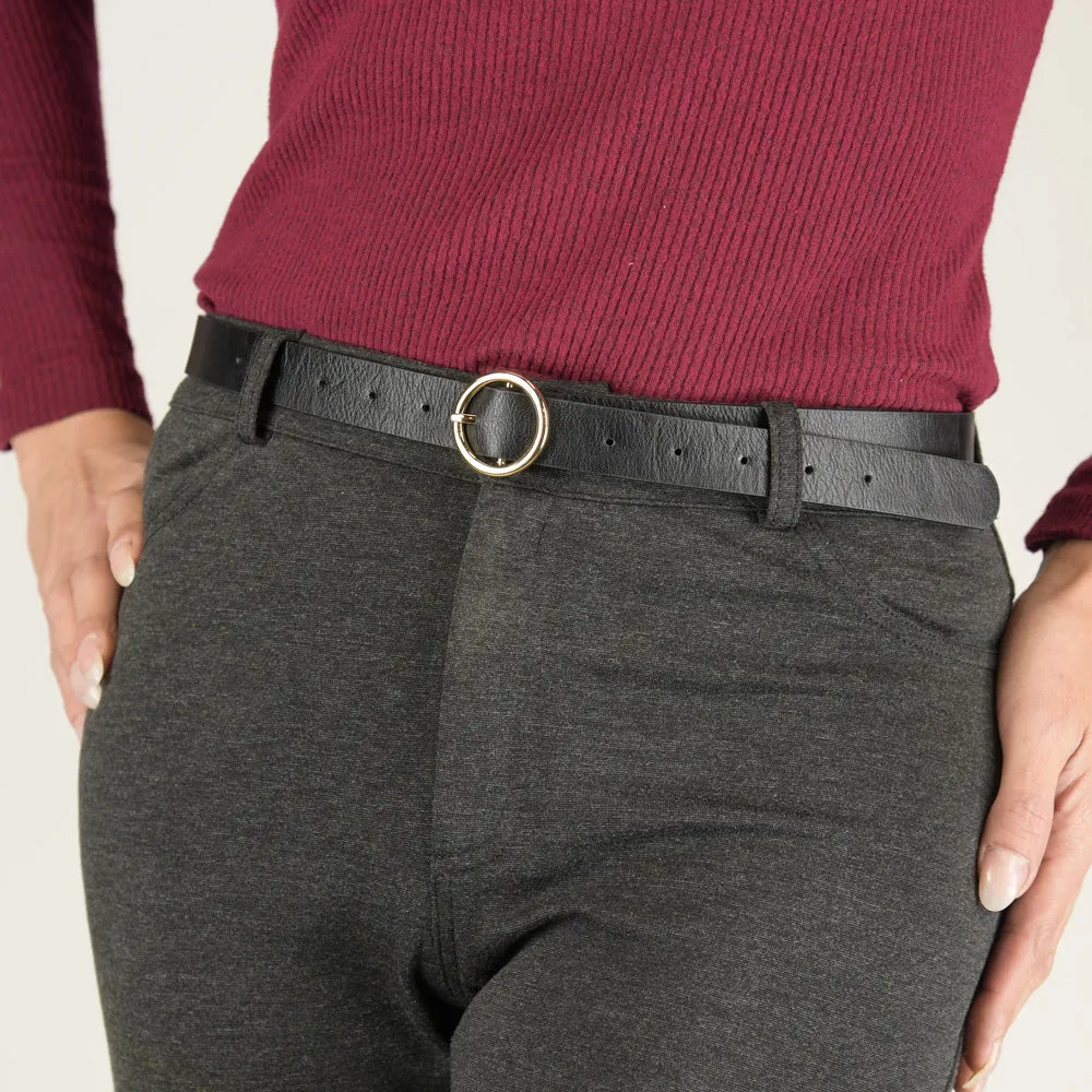 Circle Buckle Belt