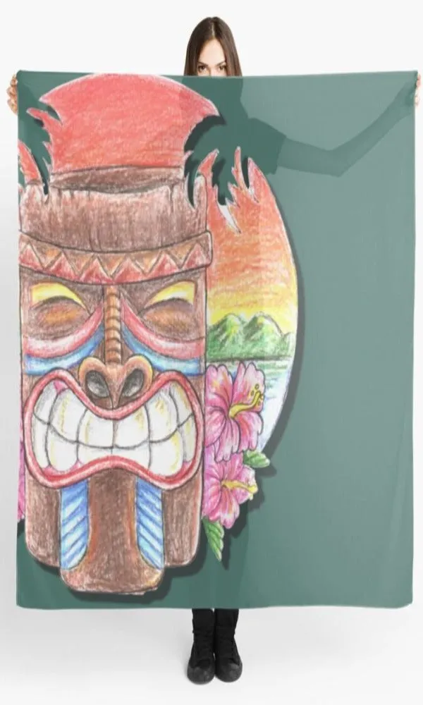 Cowgirl Kim Tiki Totem Scarf