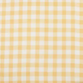 Crepe Chiffon - DAISY - Big Checks - Wheat