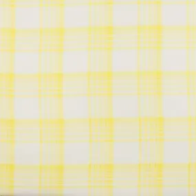 Crepe Chiffon - DAISY - Big Plaid - Yellow