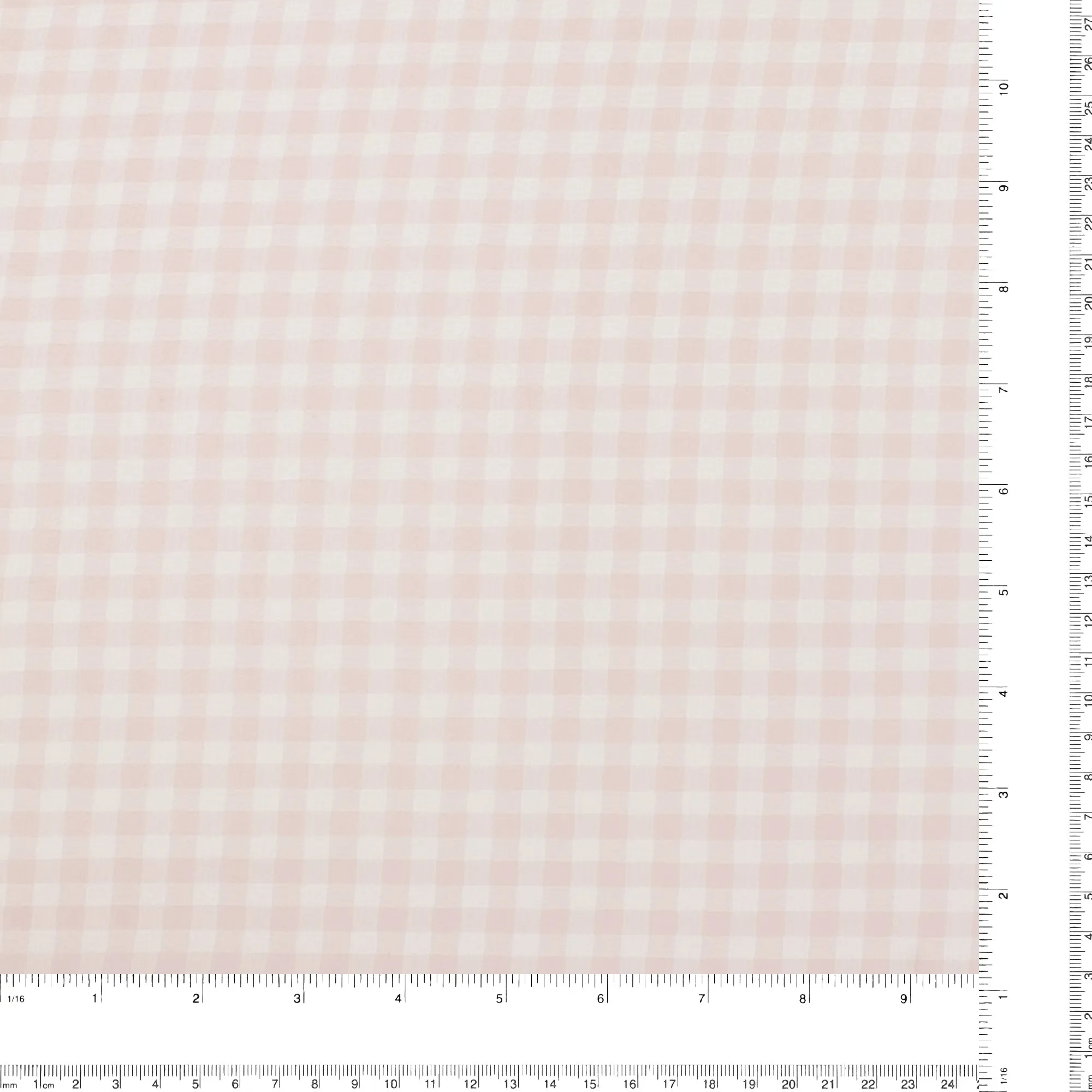 Crepe Chiffon - DAISY - Medium Checks - Light Pink