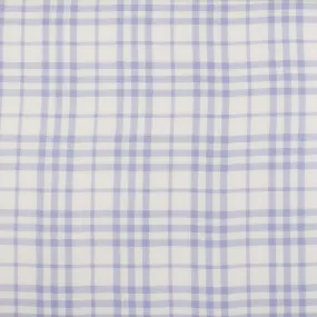 Crepe Chiffon - DAISY - Medium Plaid - Lilac