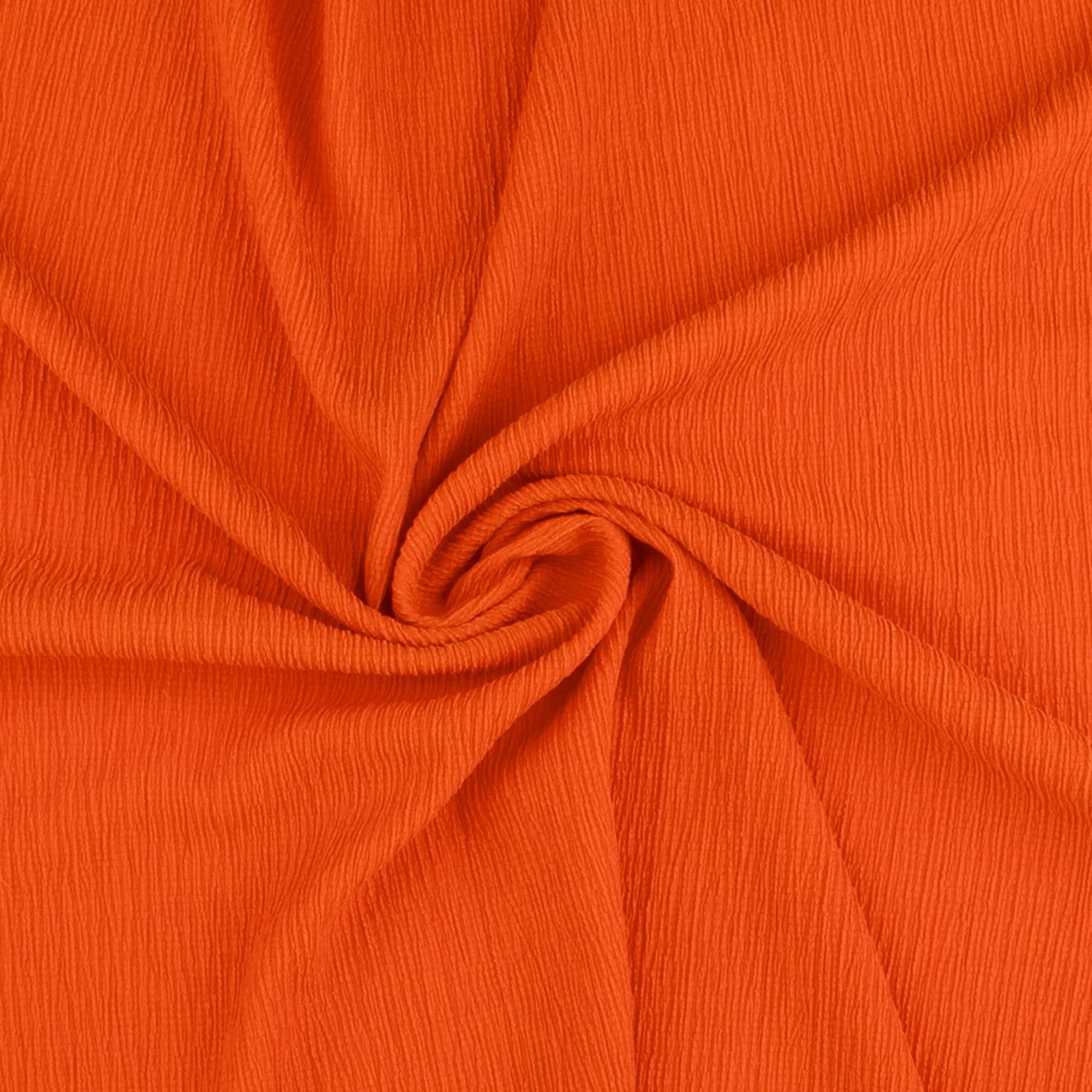 Crinkled Polyester - MILA - 011 - Orange