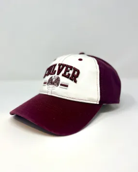 Culver Eagles Relaxed Enzyme Washed - Maroon & Ivory