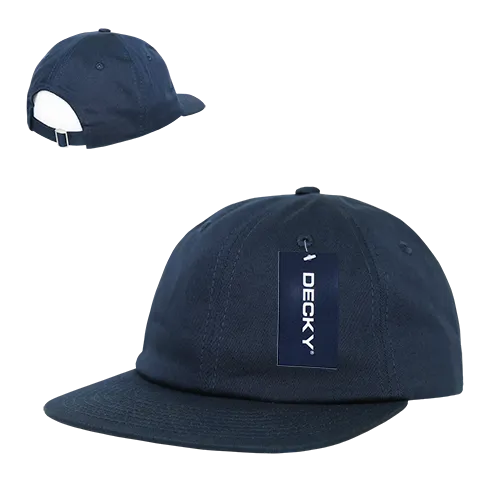 Decky 200 - Relaxed Flat Bill Cotton Cap - CASE Pricing