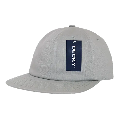 Decky 200 - Relaxed Flat Bill Cotton Cap - CASE Pricing