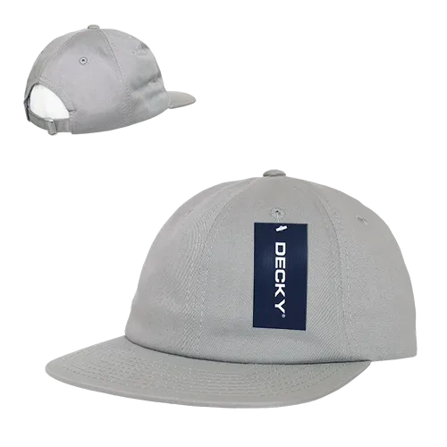 Decky 200 - Relaxed Flat Bill Cotton Cap - CASE Pricing