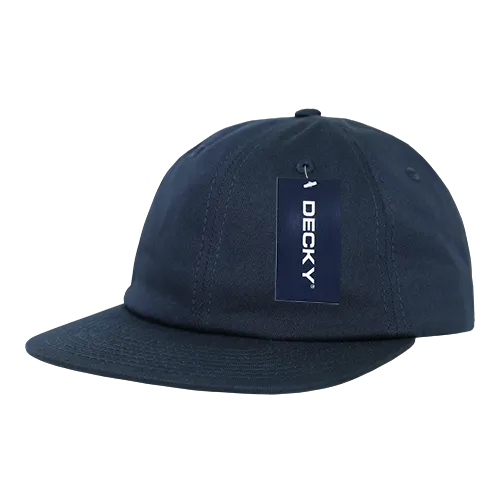 Decky 200 - Relaxed Flat Bill Cotton Cap - CASE Pricing