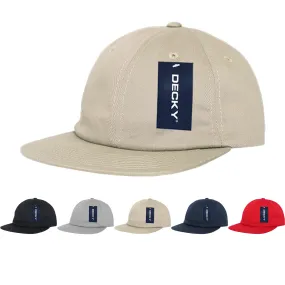 Decky 200 - Relaxed Flat Bill Cotton Cap - CASE Pricing