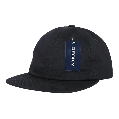 Decky 200 - Relaxed Flat Bill Cotton Cap - CASE Pricing