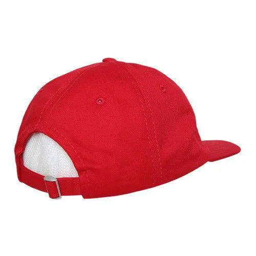 Decky Washed Cotton Relaxed Crown Flat Bill Hip Dad Style Strapback Hats Caps