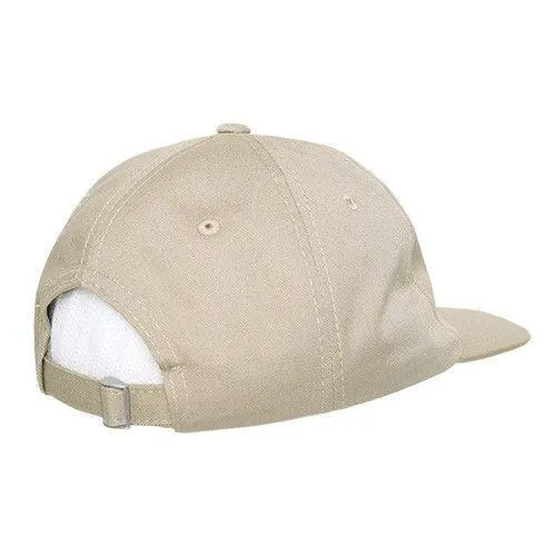 Decky Washed Cotton Relaxed Crown Flat Bill Hip Dad Style Strapback Hats Caps