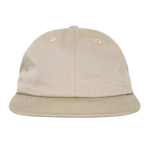 Decky Washed Cotton Relaxed Crown Flat Bill Hip Dad Style Strapback Hats Caps