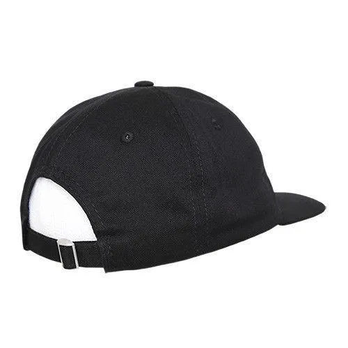 Decky Washed Cotton Relaxed Crown Flat Bill Hip Dad Style Strapback Hats Caps