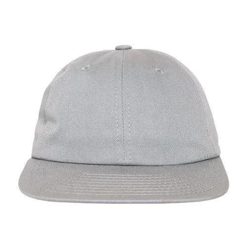 Decky Washed Cotton Relaxed Crown Flat Bill Hip Dad Style Strapback Hats Caps