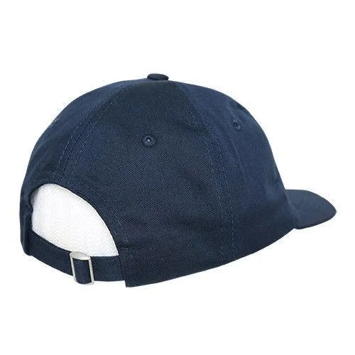 Decky Washed Cotton Relaxed Crown Flat Bill Hip Dad Style Strapback Hats Caps