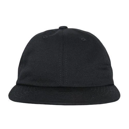 Decky Washed Cotton Relaxed Crown Flat Bill Hip Dad Style Strapback Hats Caps