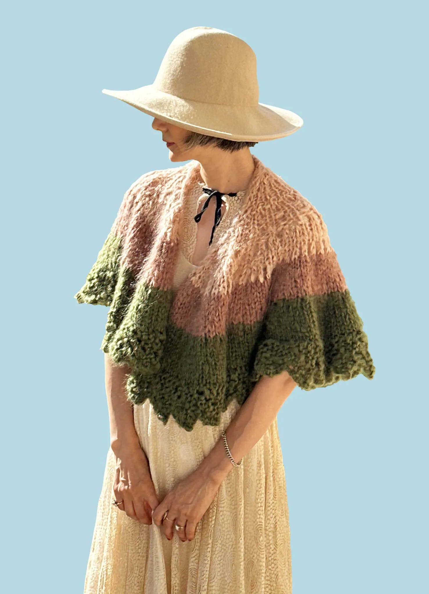 DIY Kit - Lace Shawl - Mohair So Soft