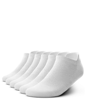 Flagship Ankle Socks White 6-Pack