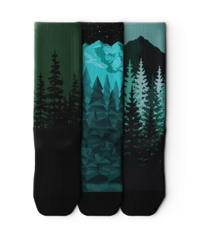 Forest Crew Socks 3-Pack