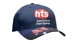 Headwear Breathable Poly Twill Waving Flag Cap (4190)- Clearance