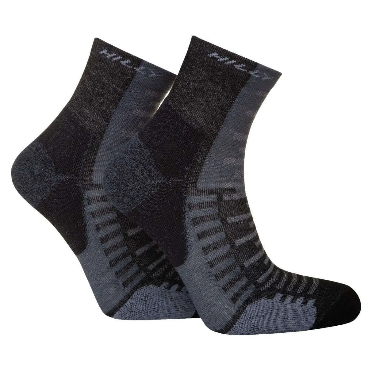 Hilly Active Anklet Min Socks - Black/Grey