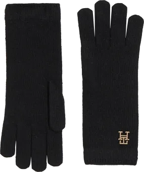 Limitless Chic Wool Gloves - Black