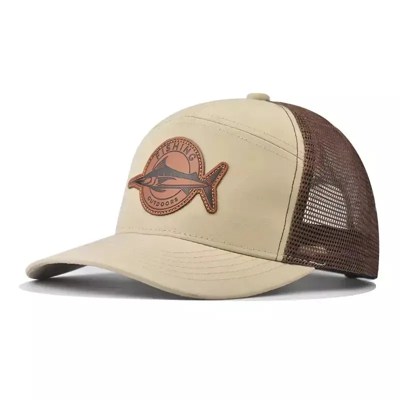 Marlin Fishing 7 Panels Trucker Cap