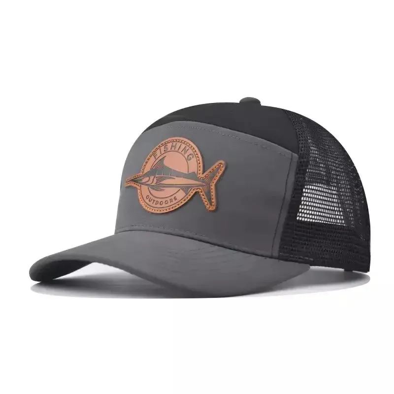 Marlin Fishing 7 Panels Trucker Cap