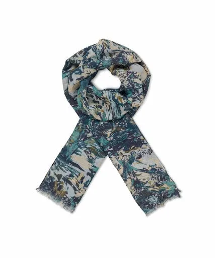 Masai Assana Printed Wool Scarf