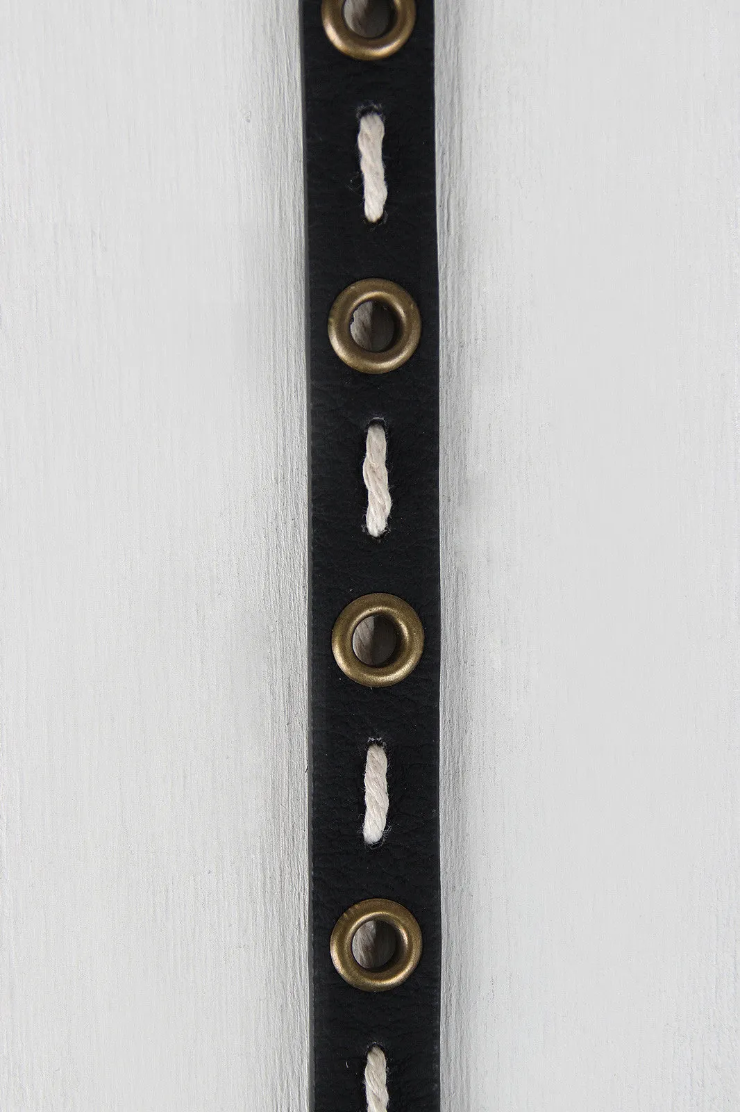 Morse Code Skinny Belt