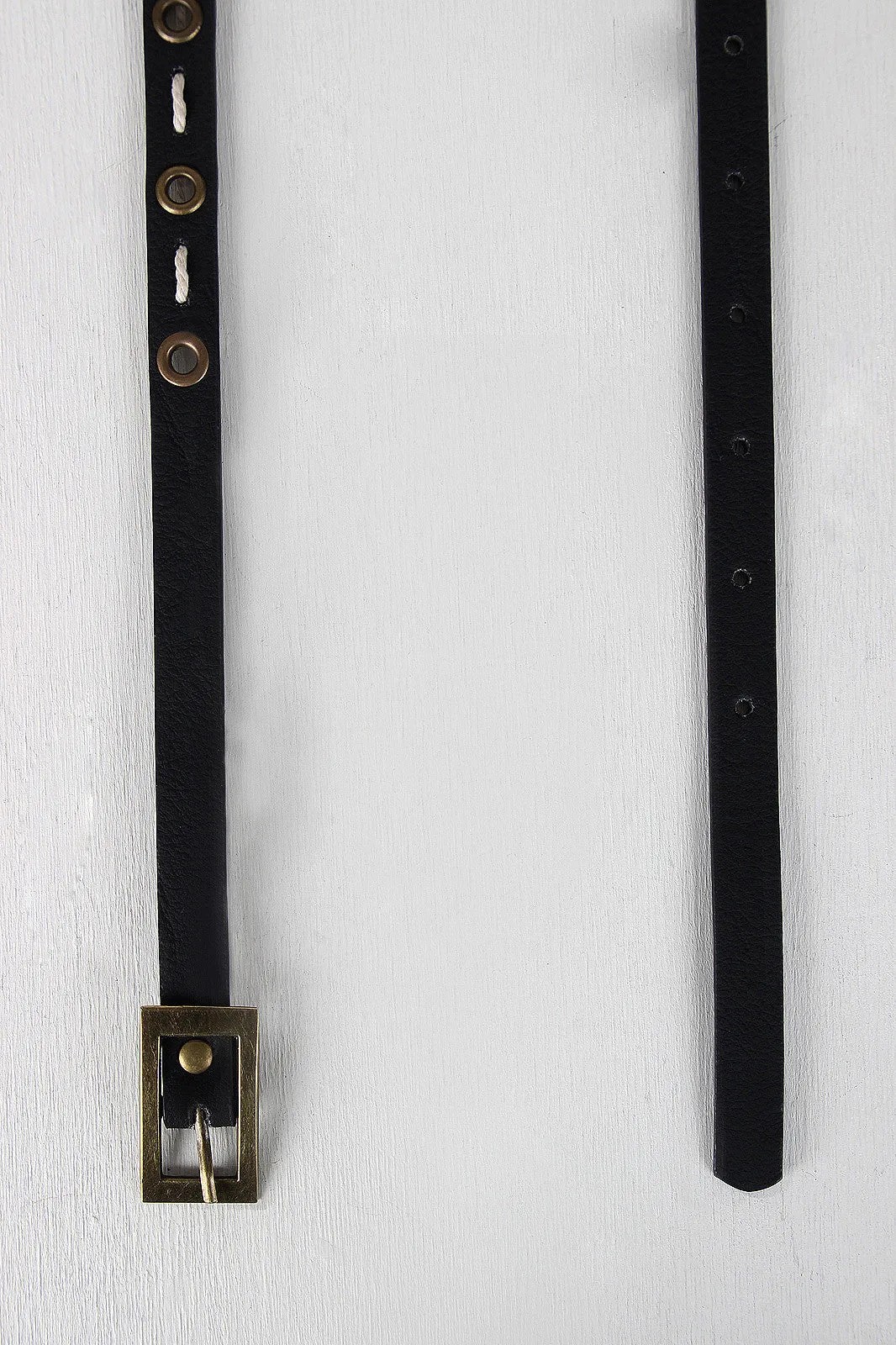 Morse Code Skinny Belt