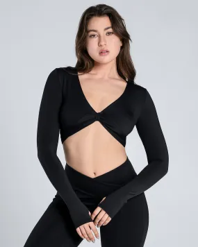 Move Free Knot Long Sleeve Top