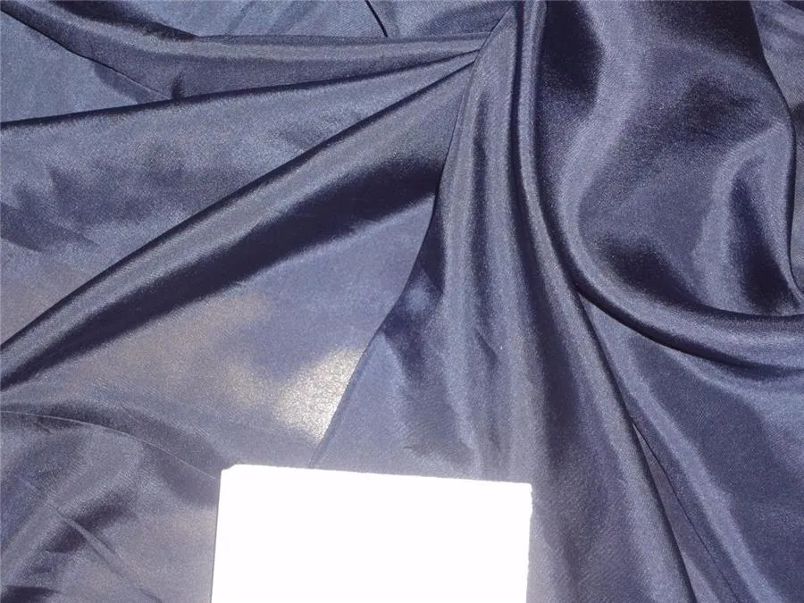 navy blue color plain habotai silk 54&quot;wide