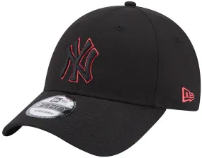 New Era Accessories Team Outline 9Forty NY Yankees Black Litmus Pink