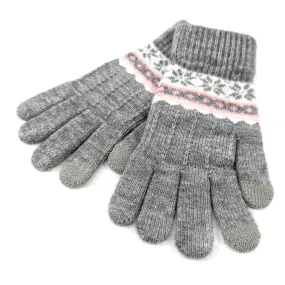 Nordic Style Gloves - Grey