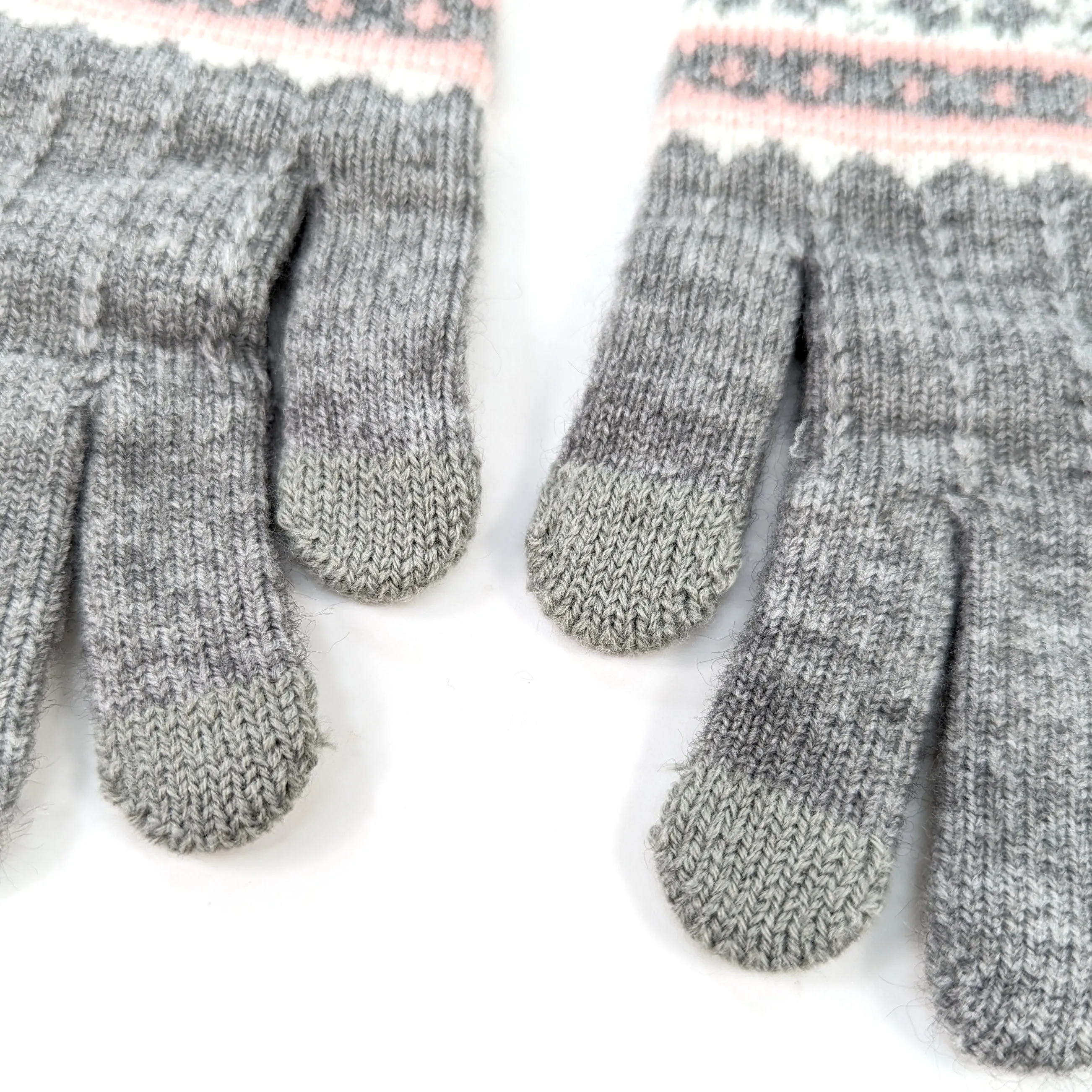 Nordic Style Gloves - Grey