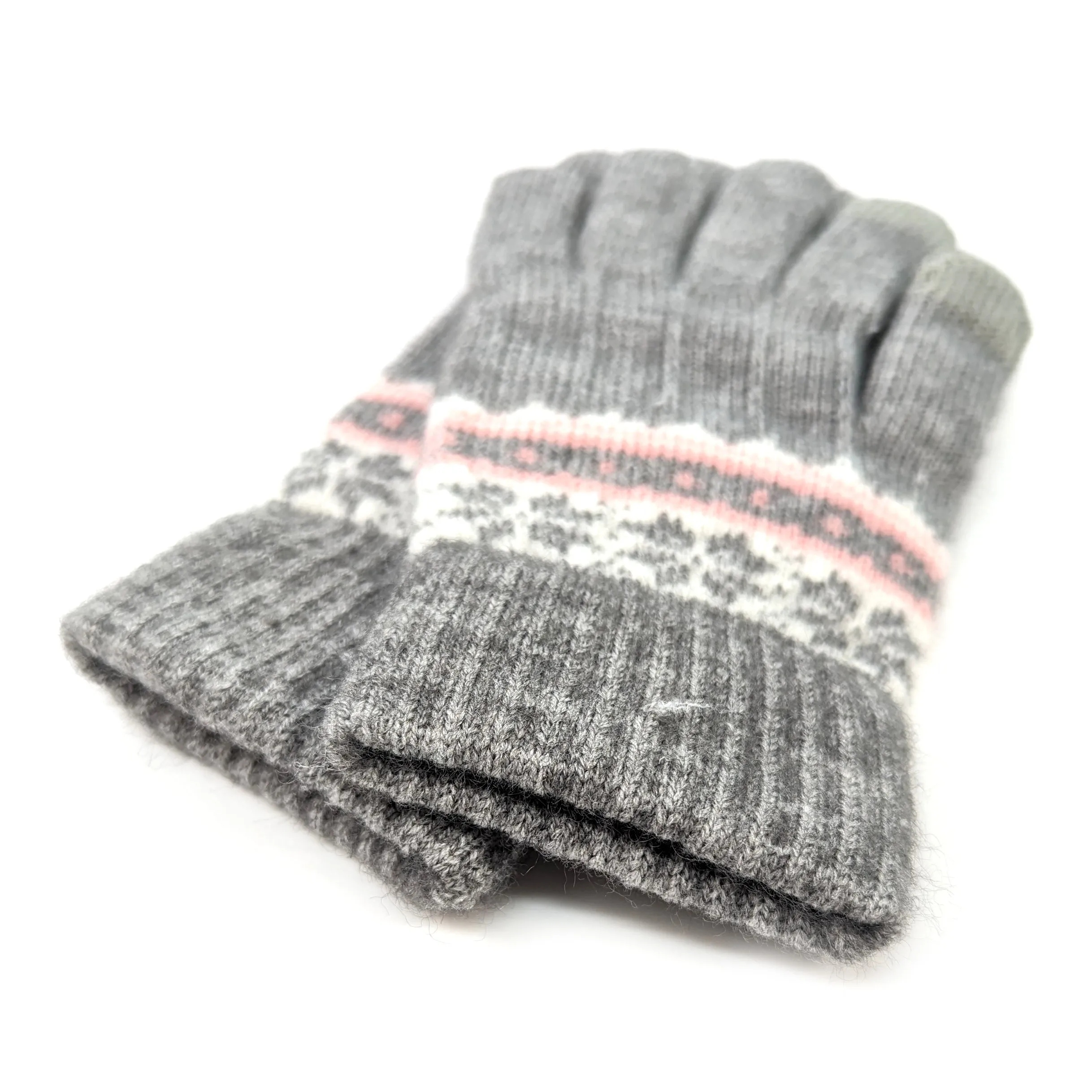 Nordic Style Gloves - Grey