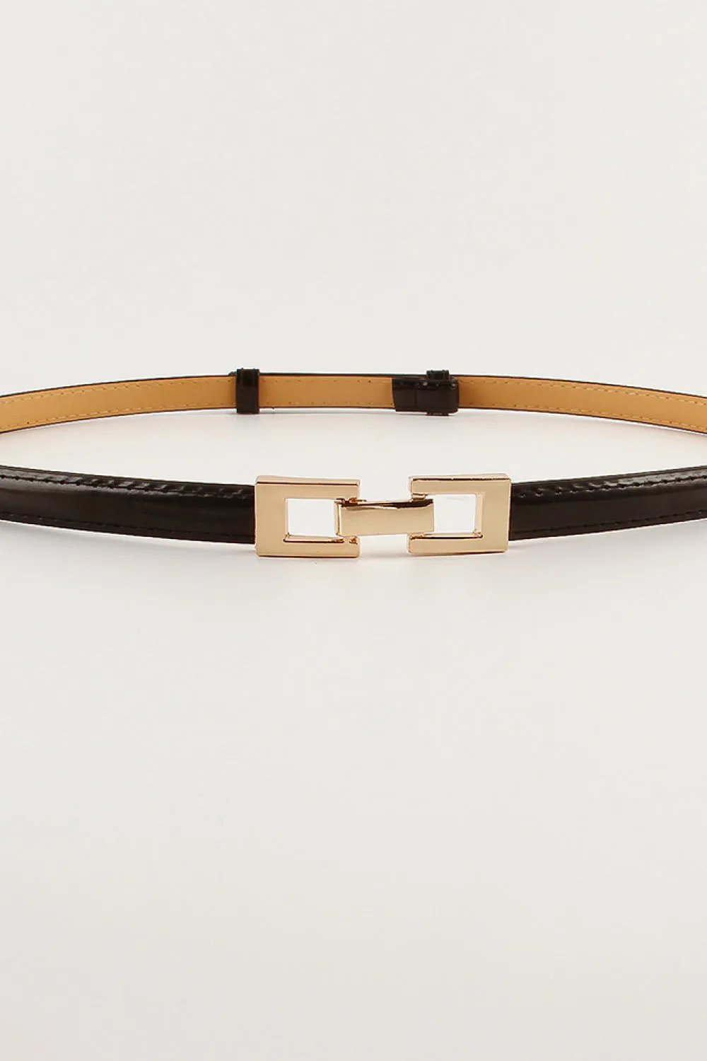 PU Skinny Belt