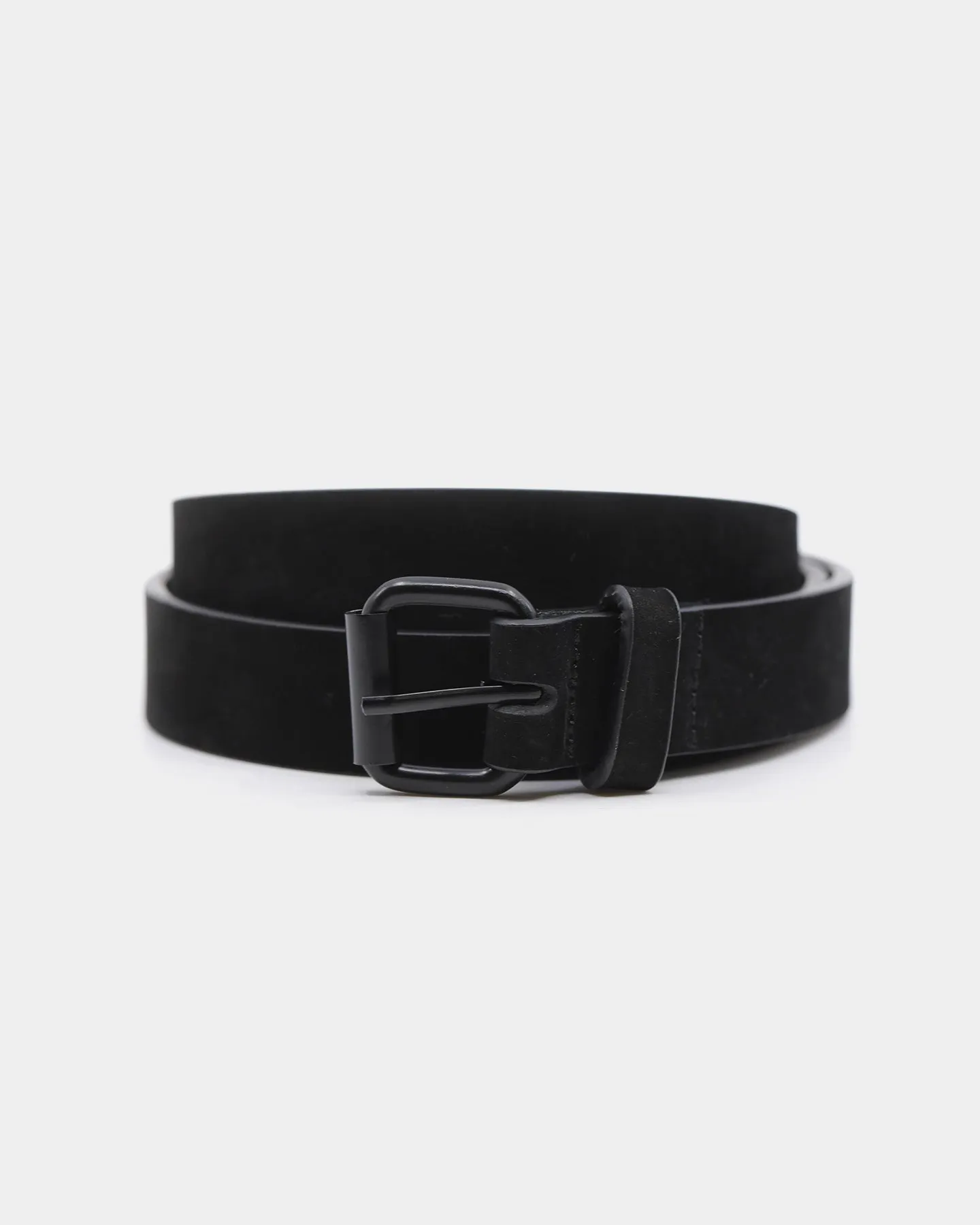 Saint Morta Men's Skinny Belt Black