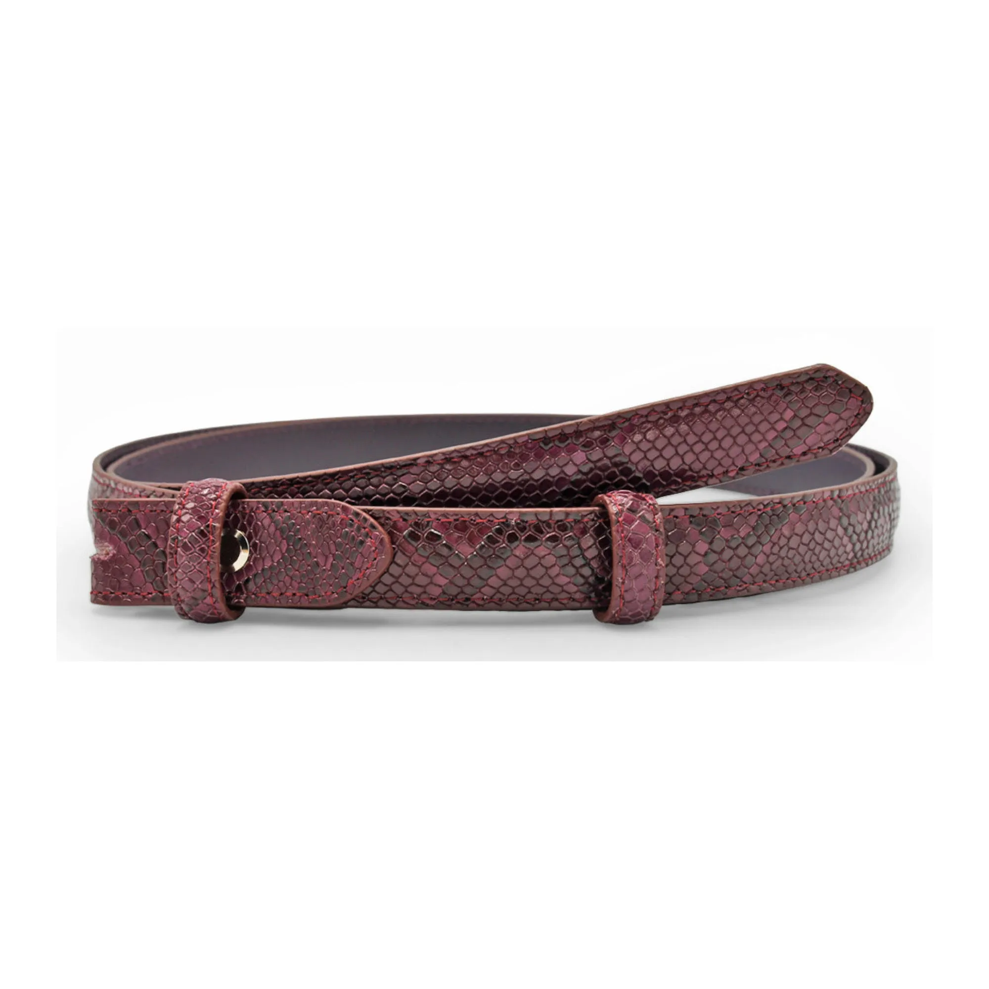 Skinny Crotal Belt Strap