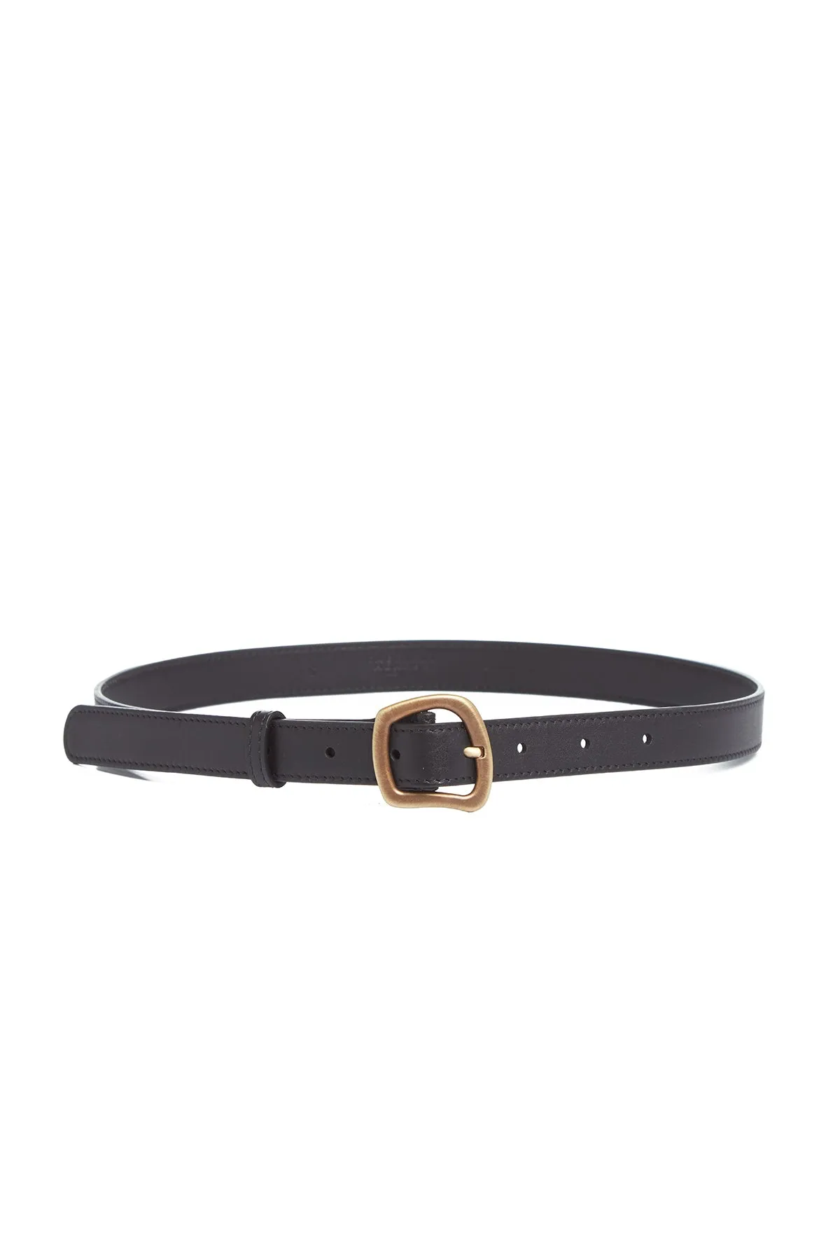 Small Simone Belt in Black Leather