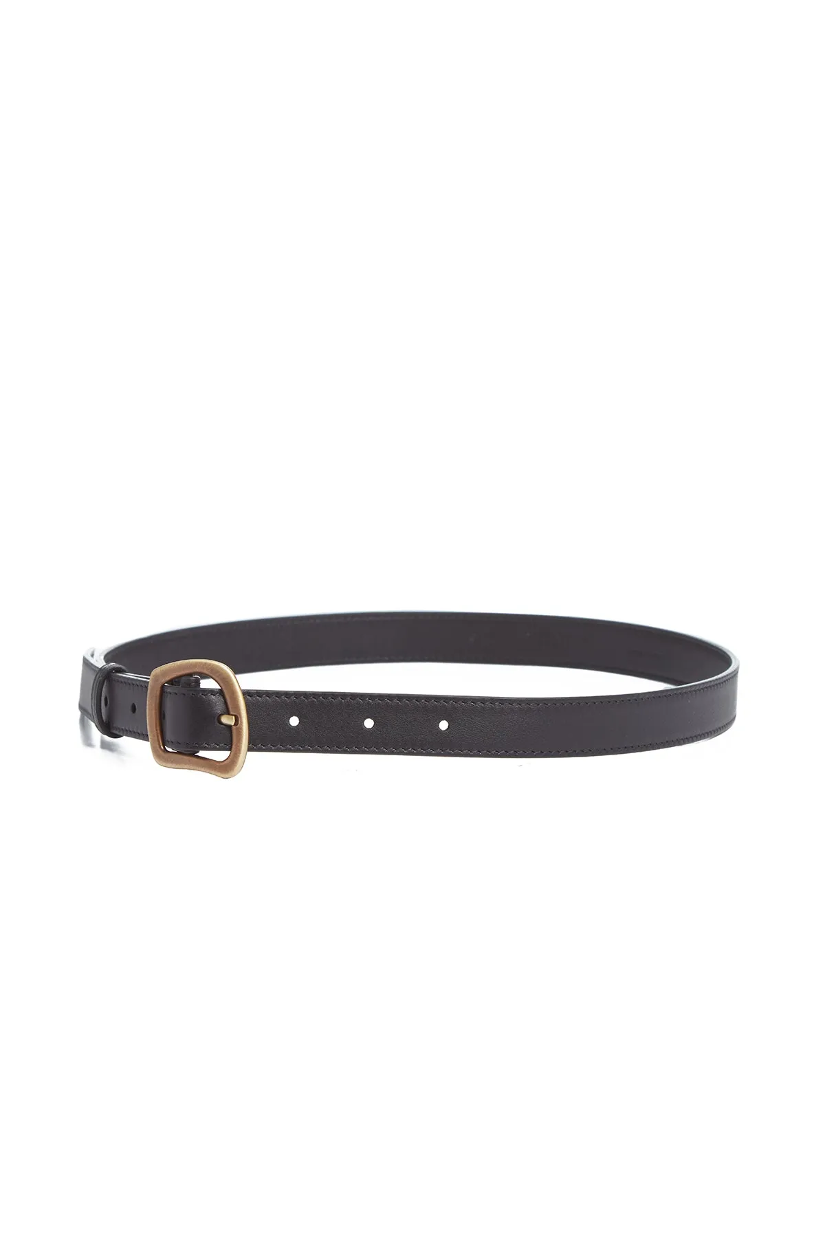 Small Simone Belt in Black Leather