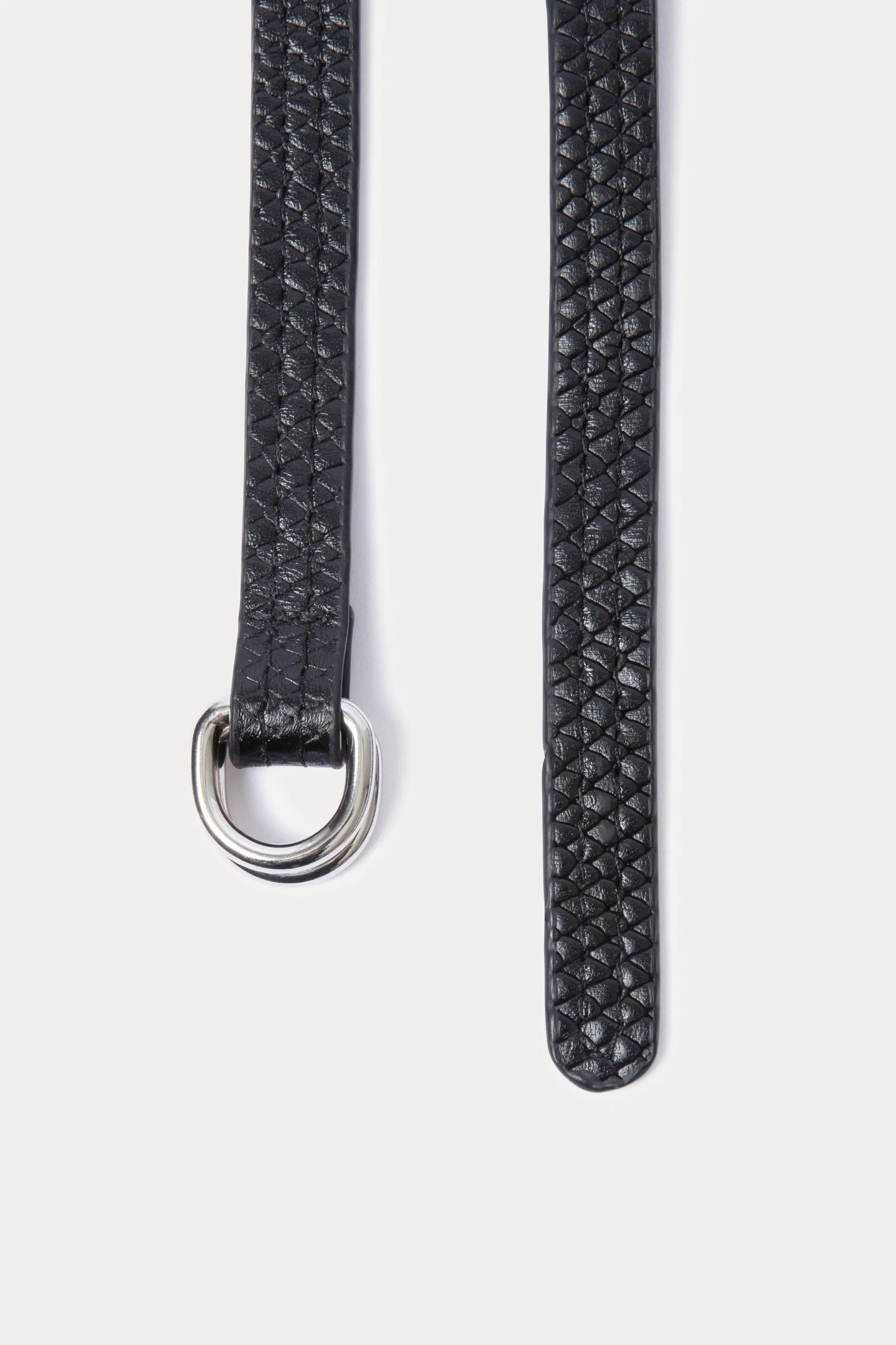 Stitched Skinny Belt