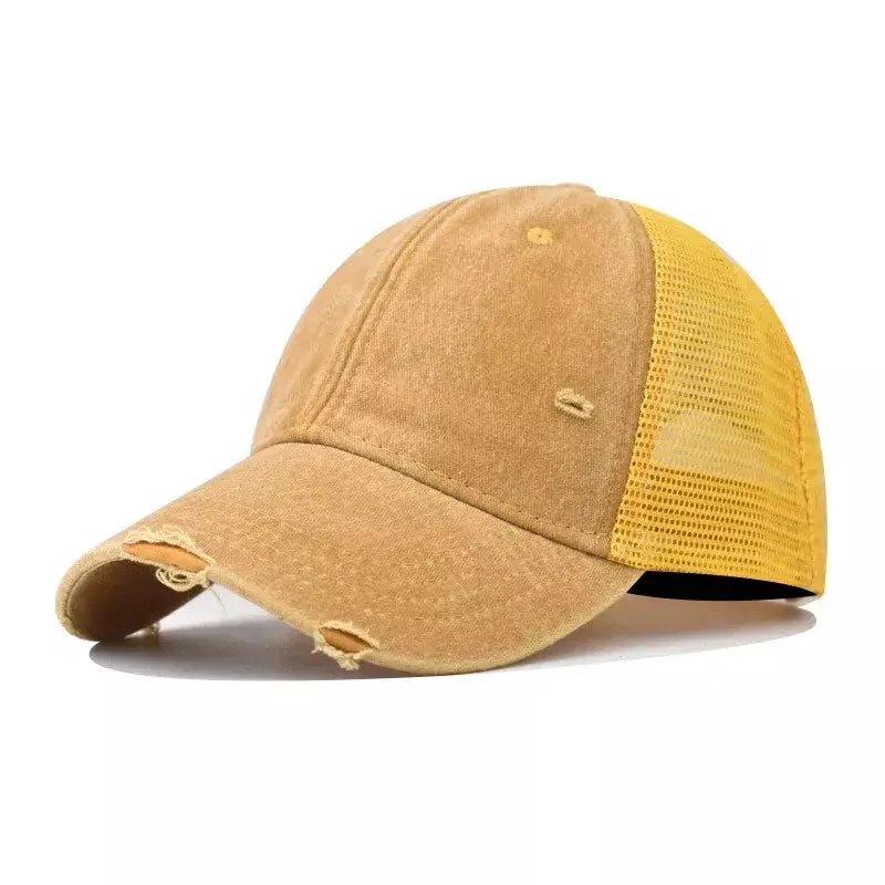 Sussex Washed Cotton Trucker Cap