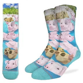 SWIMMING PIGS ACTIVE SOCKS