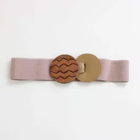 Tan ZigZag Belt